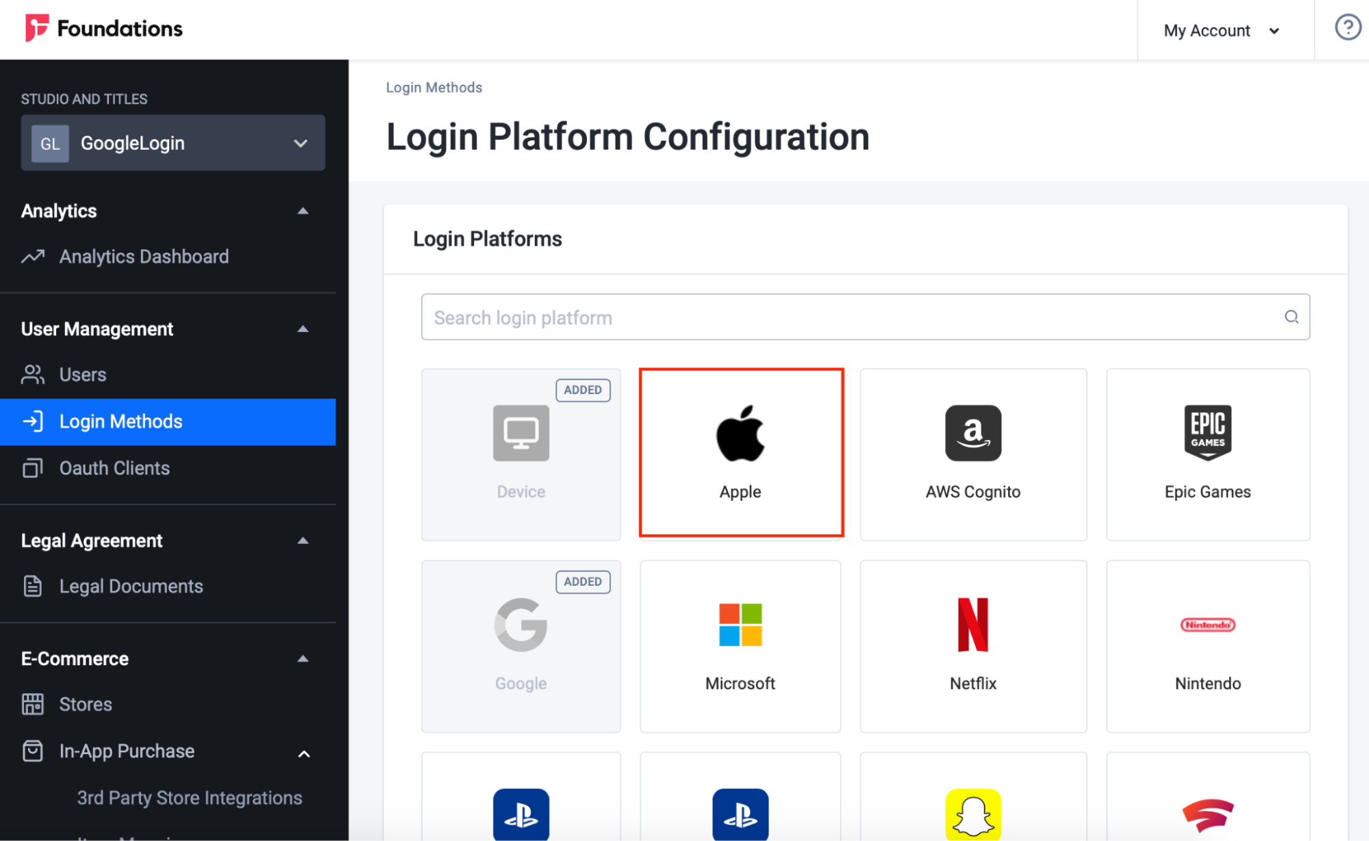 Unity Apple Sign-in Integration with AGS Starter